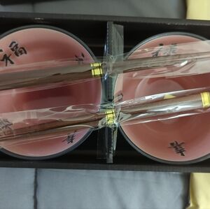 Best Quality Selection Of Japan-Set Of 2 Dining Bowls w/ 2 Sets Chopsticks NEW